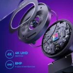 Webcam 4K Streaming Web Camera 1080P 60FPS USB Camera EMEET S600 Autofocus Living Stream Camera With Mics for Tiktok/YouTube - Image 4